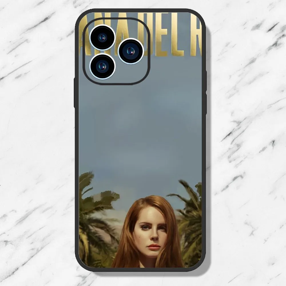 L-Лана D-Del Rey Singer чехол для телефона iPhone 11 12 13 14 15 Mini Pro Max Plus 8 xr xs черный