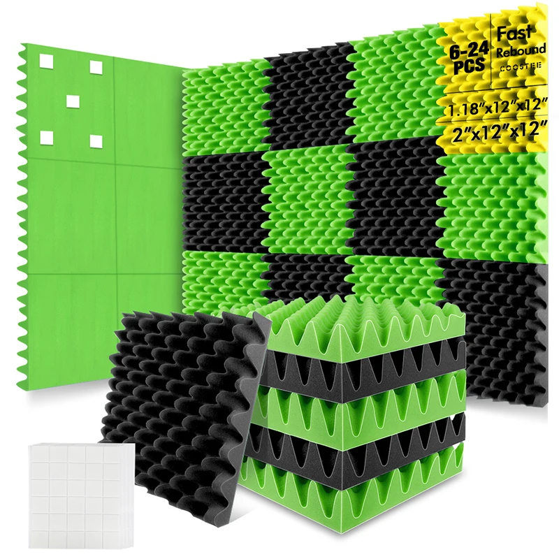 Звукоизоляционная акустическая пенопластовая Панель 6/12/24 шт. настенная