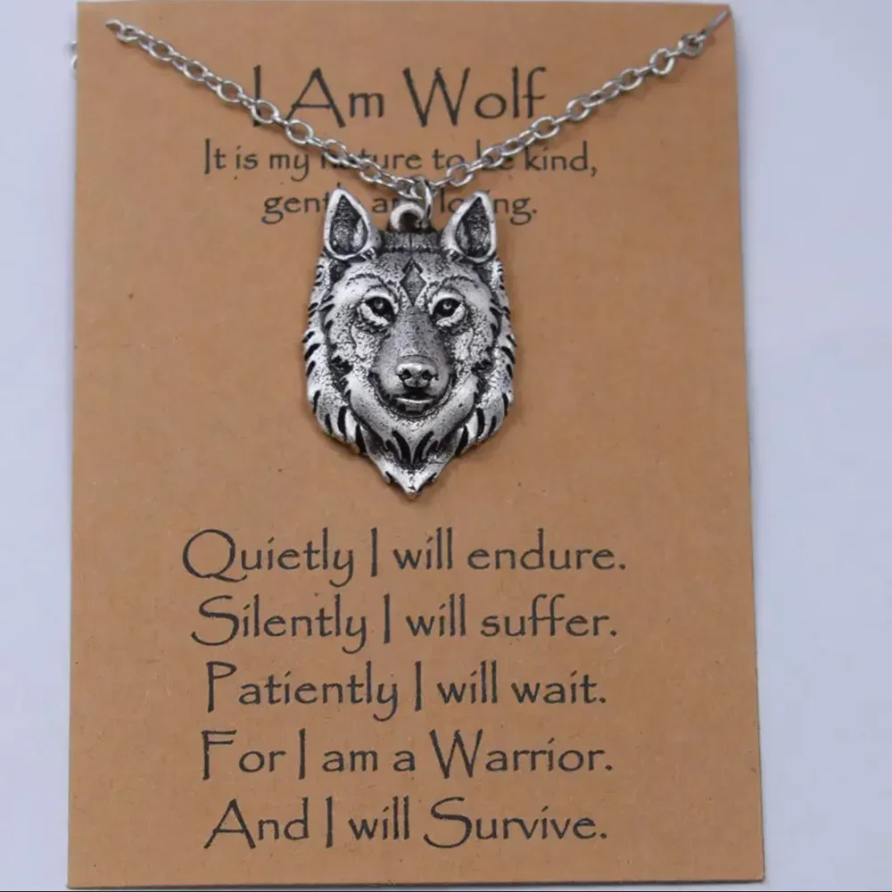 Скандинавский стиль я волк селфи для мужчин и женщин популярный тотем амулет