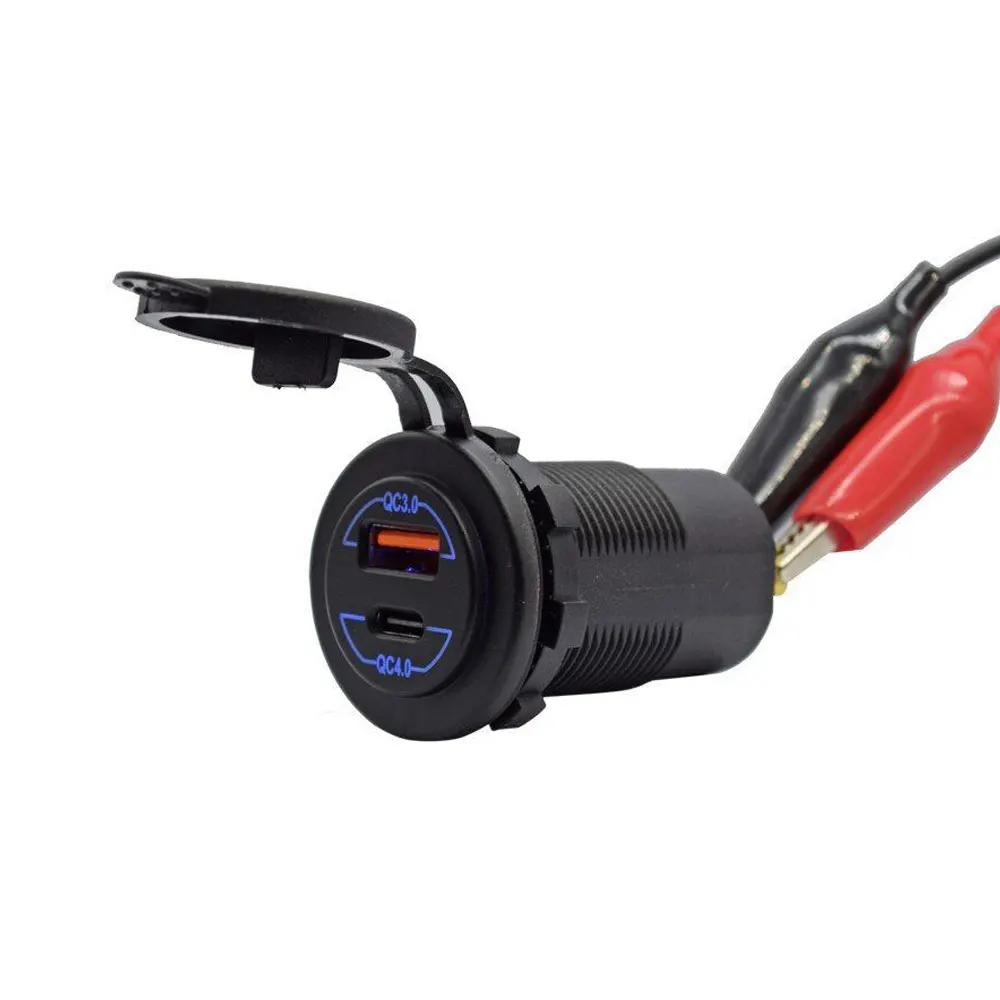 

Автомобильная розетка с двумя USB-портами, 12 В/24 В