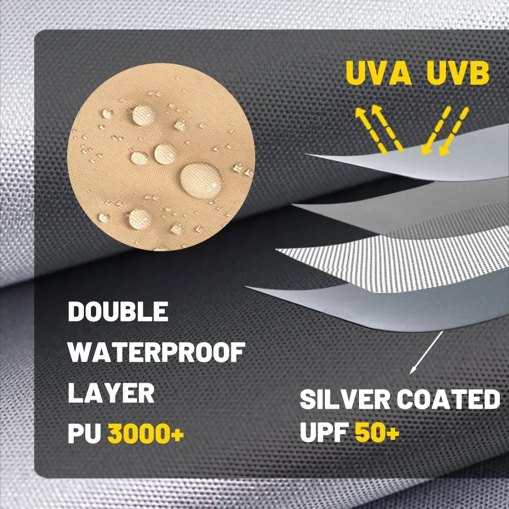 Солнцезащитная Непромокаемая Палатка С Серебряным Покрытием Аксессуары Боковые