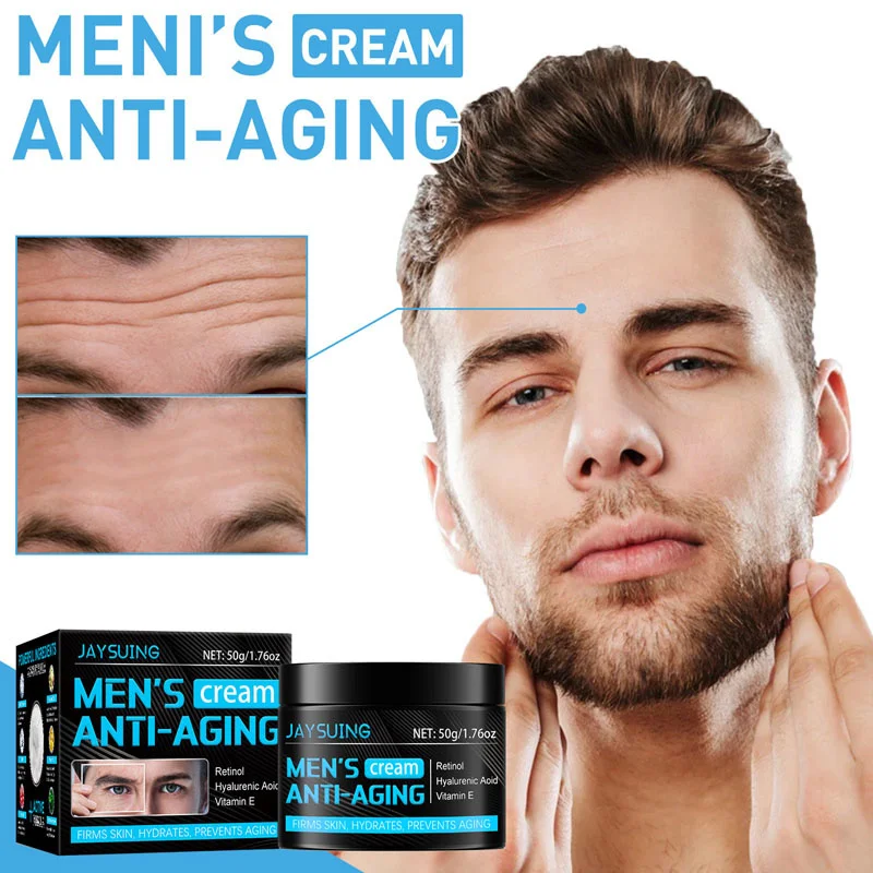 

Retinol Removal Wrinkles Face Cream For Men Firming Lifting Anti-Aging Fine Lines Oil Control Nourish Moisturizing Brighten Care