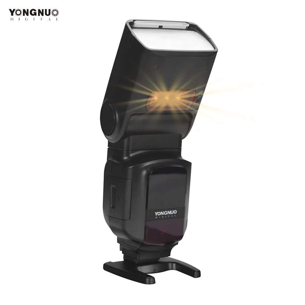 Фото YONGNUO YN968N II Вспышка Speedlite Беспроводная TTL 1/8000s HSS Встроенный светодиодный светильник для зеркальной камеры Nikon Беспроводная система YN622N YN560 №1