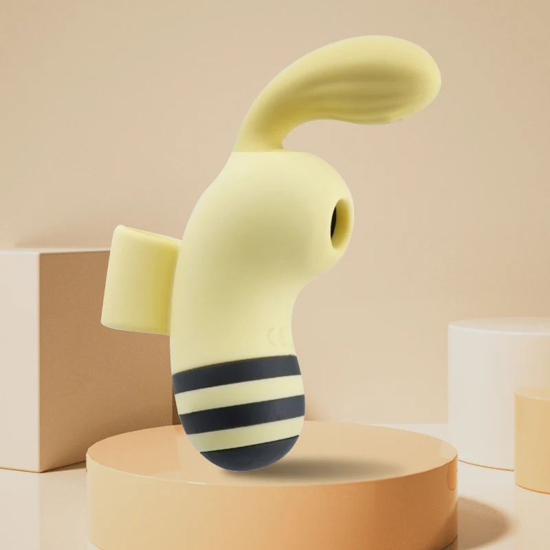 Силиконовый вибратор в форме пчелы для орального секса |