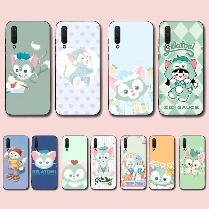 

Disney Gelatoni Cat Phone Case for Xiaomi mi 5 6 8 9 10 lite pro SE Mix 2s 3 F1 Max2 3