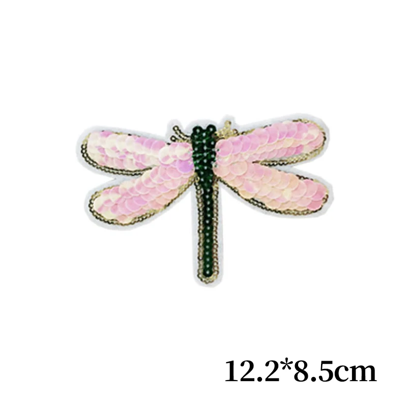 Вышивка блестками для джинсов блестящие блузки с пчелами нашивка аппликацией