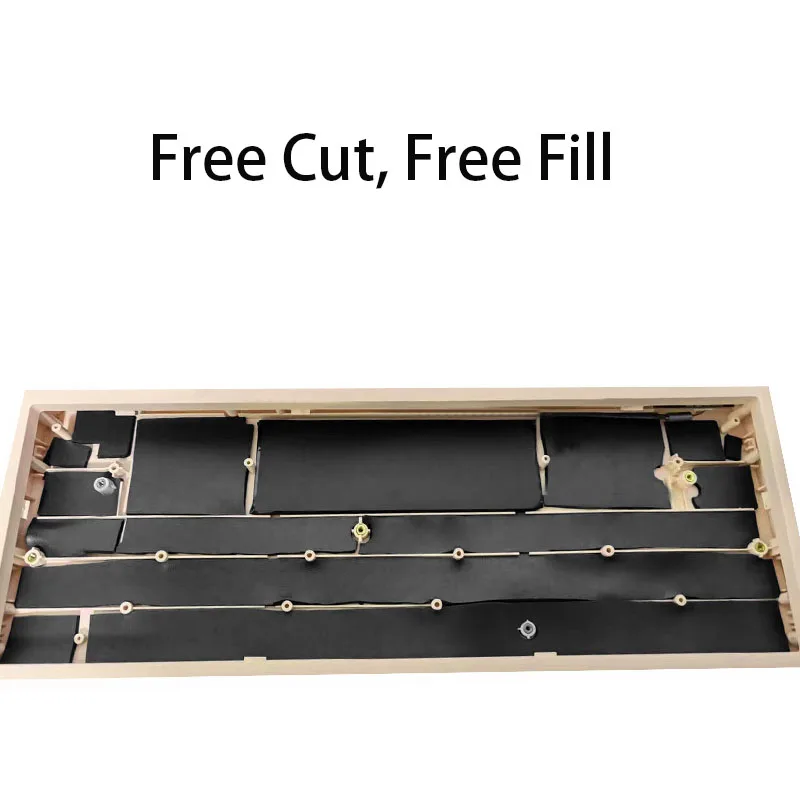 

Mechanical Keyboard Bottom Padding Cotton Shock-Absorbing Cotton Muffler Cotton EVA For Customized 60/61/64/68/87/104/108 Key