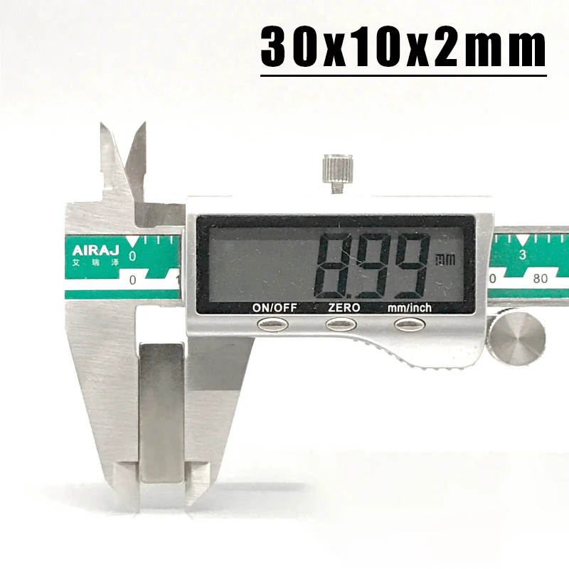 Супермощный редкоземельный магнит N35 5 ~ 100 шт. 30x10x2 мм супермощный из пластика 30*10*2