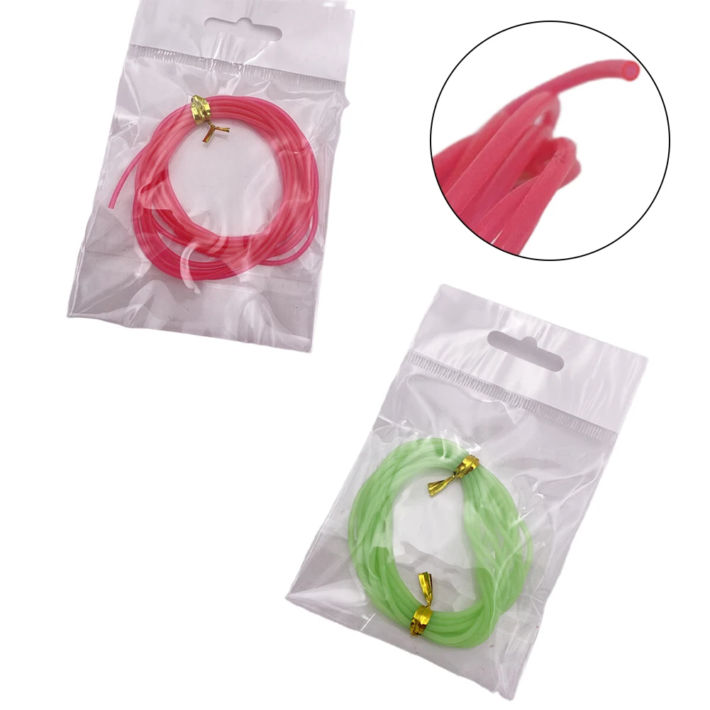 

2m Fishing Luminous Tube Light Line Glow Anti Rig Tube Tubing Fishing Wire Silica Gel Anti Winding Luminous Tube Fish Accessorie