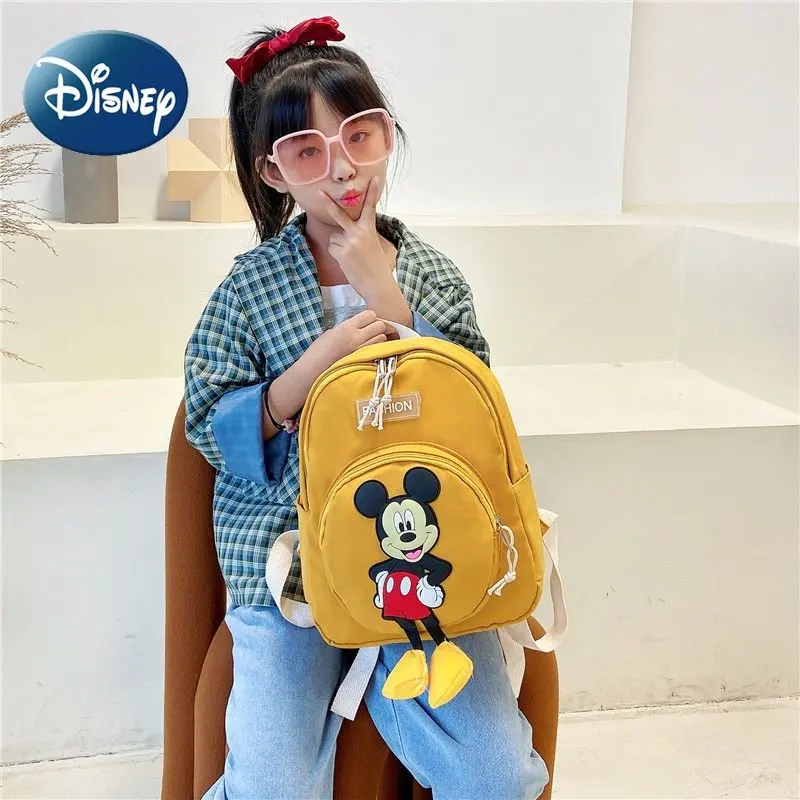Disney Children's Backpacks Mickey Cartoon Kindergarten Small Schoolbags Baby Boys and Girls Cute Little Backpacks for Ages 3-8