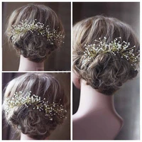 fashion pearl rhinestones hairpin barrette crystal bridal hair accessories women wedding hair clip party hairstyle design tools