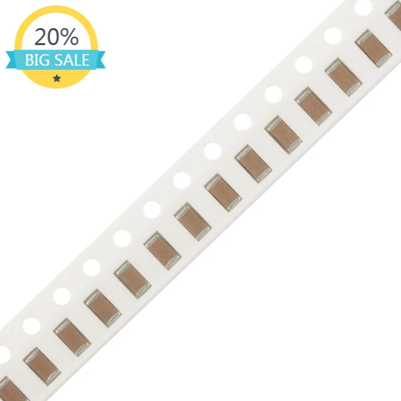 

50pcs 1206 SMD Capacitor ±5% 1000V C0G 22pF 47pF 68pF 150pF 180pF