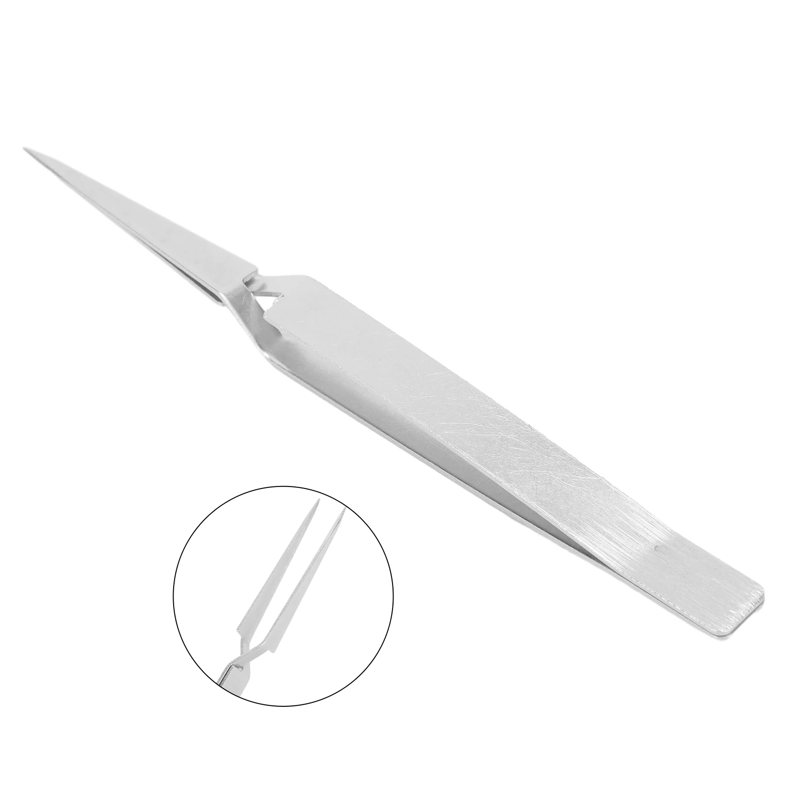 

Labor-saving Tweezers Tweezers Inverse Tweezers 116-158mm Inverse Precision Self-locking Silver Stainless Steel