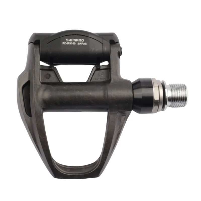 Фото Shimano DURA ACE PD-R9100 Велосипедная педаль SPD-SL для шоссейного велосипеда Оригинальная педаль черного цвета Shimano, центр 52 мм с SM-PD63 №3