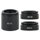 WD105 WD170 WD210 0.5X 0.7X 1X промышленный монокулярный объектив видеомикроскоп объектив Вспомогательный объектив M35 монтаж