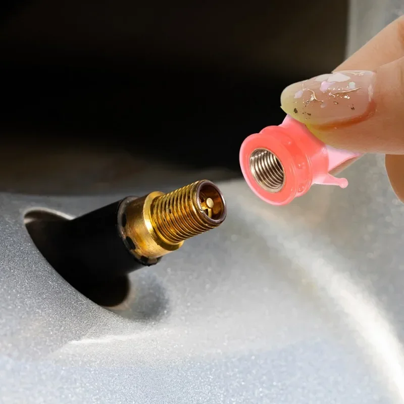 2/4 шт. автомобильные светящиеся колпачки для клапанов шин флуоресцентные ночные