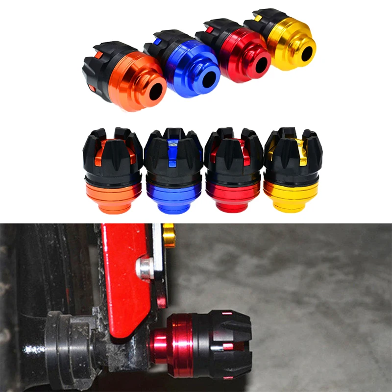 

2pc Motorbike Crash Protector Wheel Protector Cushion Motorcycle off-road Tyre Cushion Colourful Motorbike Equipment Accessories