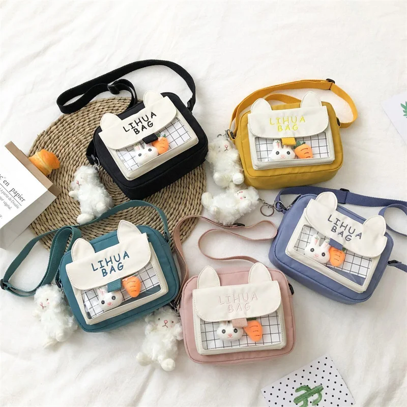 

Bags Crossbody Mini Coin Boys Cartoon Cute Purse Bag Small Student Canvas New Bag Packet Shoulder Children Fashion Girl