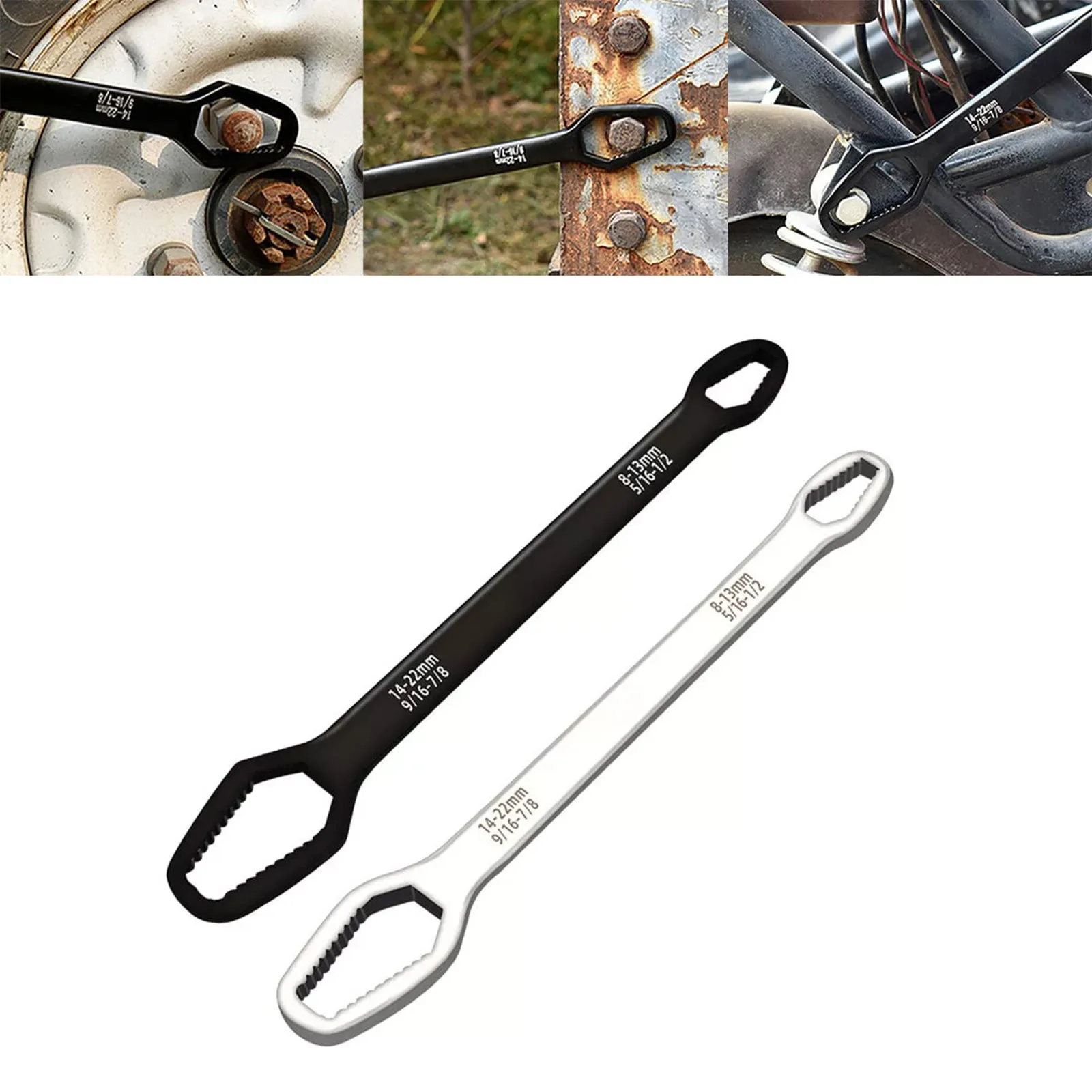 

8-22mm Universal Torx Wrench Board Adjustable Double-head Torx Spanner Self-tightening Glasses Wrench Multi-purpose Hand Tools
