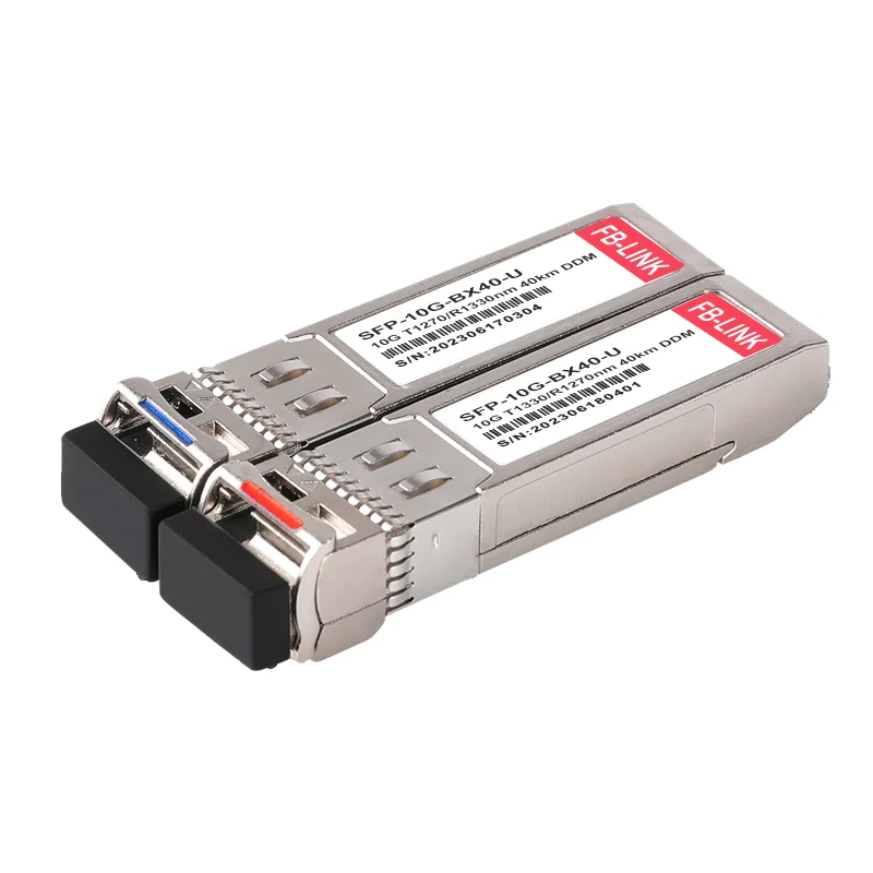 Фото BIDI 10G SFP+ 10-80 км 1270 нм 1330 нм SMF LC оптический модуль приемопередатчика, совместимый с коммутатором Cisco Mikrotik Mellanox №2
