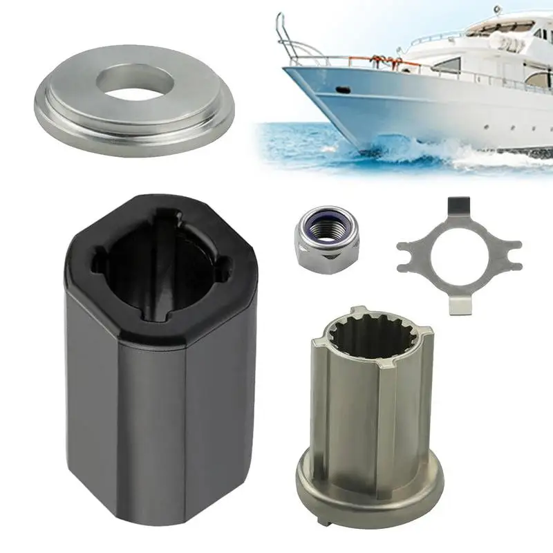 

Flo-Torq II Hub System Marine Boat Kit For Outboard Engine Boating Equipment For Reducing Propeller Noise Reducing Damage To