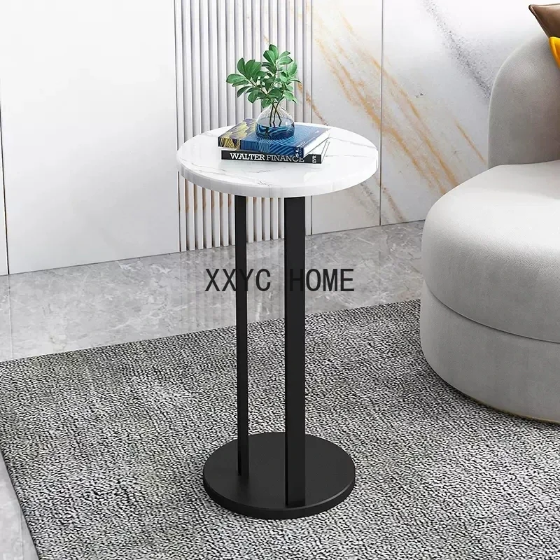 Узкая многофункциональная зона для спальни маленькая круглая Минималистичная