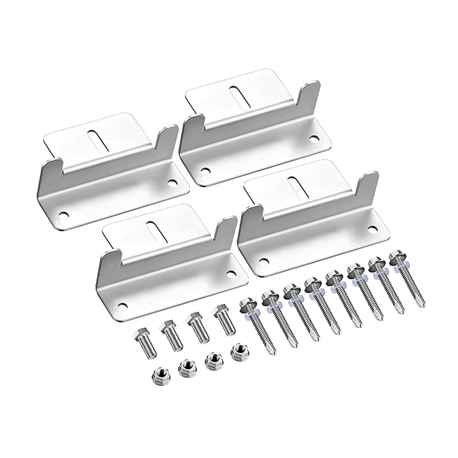 

4Pcs Z Bracket Support Accessories Lightweight Adjustable Mount Aluminum Alloy