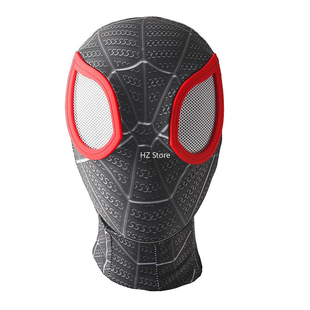 Маска супергероя Marvel Человек-паук: в тему паука майль Моралес Косплей Хэллоуин