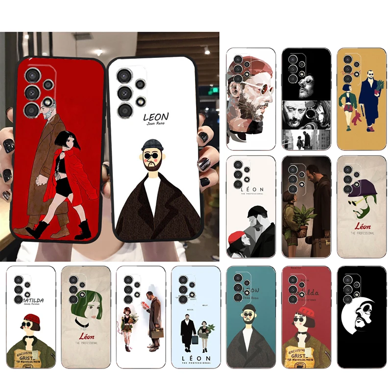 

Phone Case for Samsung Galaxy A73 A53 A13 A22 A12 A32 A71 A21S A33 A52 A72 A02 A03 A51 A31 M31 Leon Matilda Natalie Portman