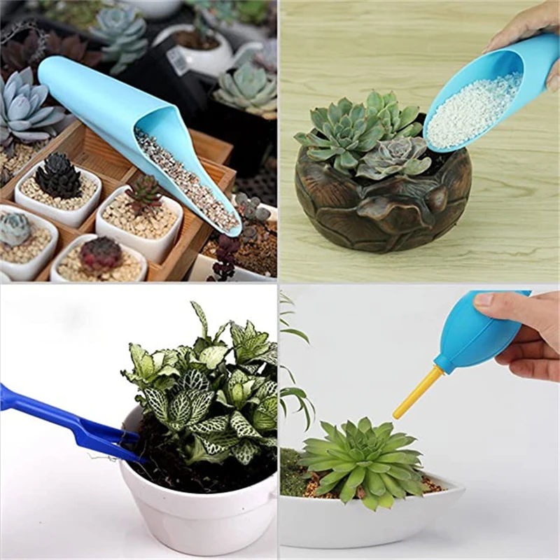 

13/15pcs Succulent Plants Tools Set Gardening Shovel Rake Spade Mini Hand Transplanting Watering Potted Plants Bonsai Tools
