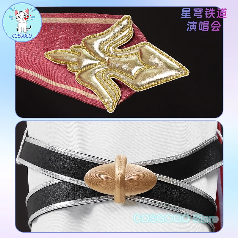 Honkai: Star Rail Argenti костюм для косплея концерта игровой красивая униформа на Хэллоуин