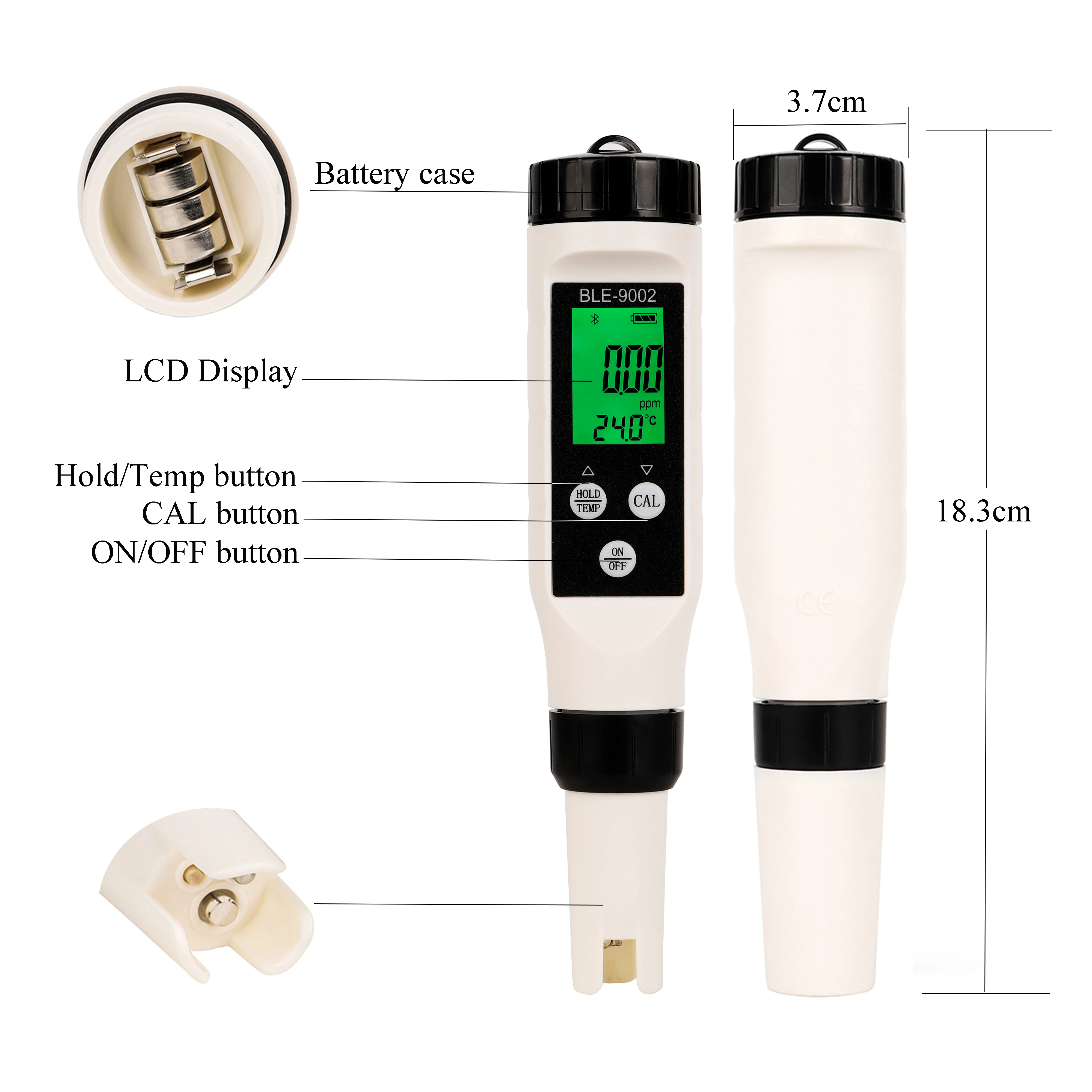 

2 in 1 Temperature H2 Meter