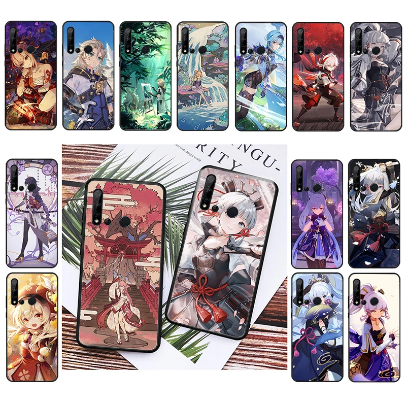 

Genshin Impact Game Yan Fei Phone Case For Huawei P50 Pro P30 P40 Lite P40Pro P20 lite P10 Plus Mate 20 Pro Mate20 X