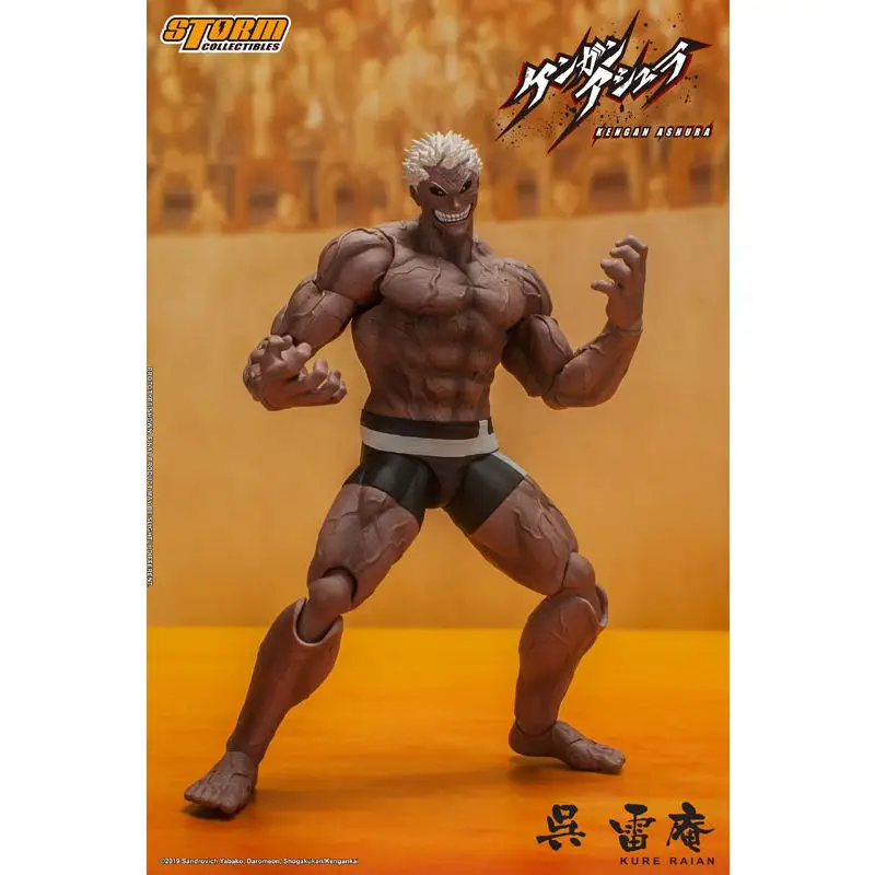 Фото В наличии: Оригинальные коллекционные фигурки Storm Toys SYKA02 KURE RAIAN Kengan Ashura 1/12, аниме-фигурки для коллекционирования №5