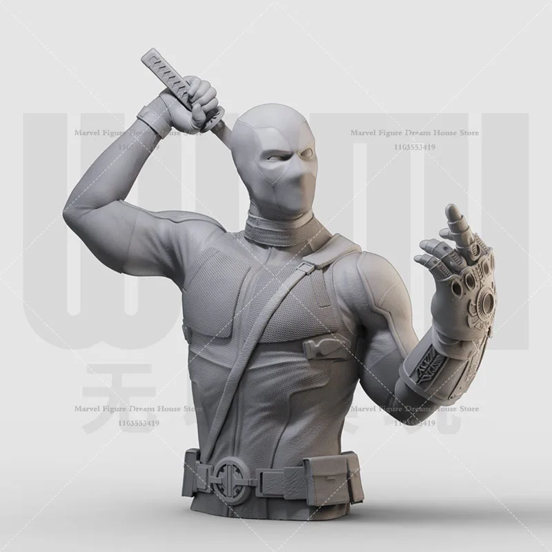 Масштабные фигурки 116 и 110: Набор для самостоятельной сборки 3D-бюста из смолы, неокрашенный, белый, мужская кукла-герой «Супер-спаситель» Уилсон (art.: 3920db1444b4e) - 3920db1444b4e