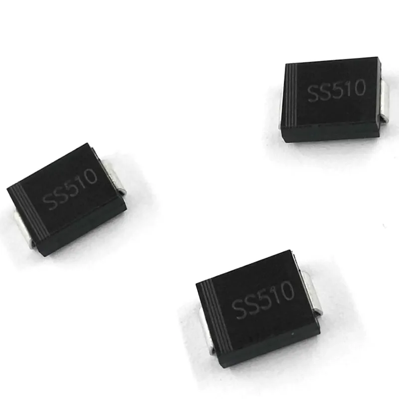 50 шт., smc smd диод Шоттки 100 в 5 А, фонарь Шоттки ss510