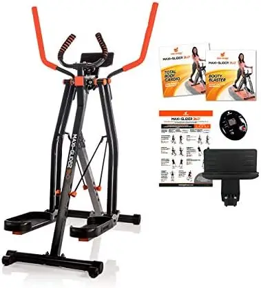 

, 10 in 1 Cross Trainer Cardio Workout 4 Levels of Resistance with Heart Rate Monitor