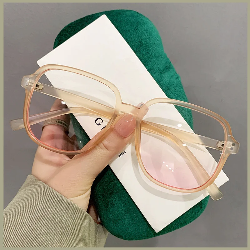 

TR90 Computer Glasses Frame Women Men Square Antiblue Light Eyewear Big Blue Blocking Glass Frames Oversize Spectacle Eyeglass