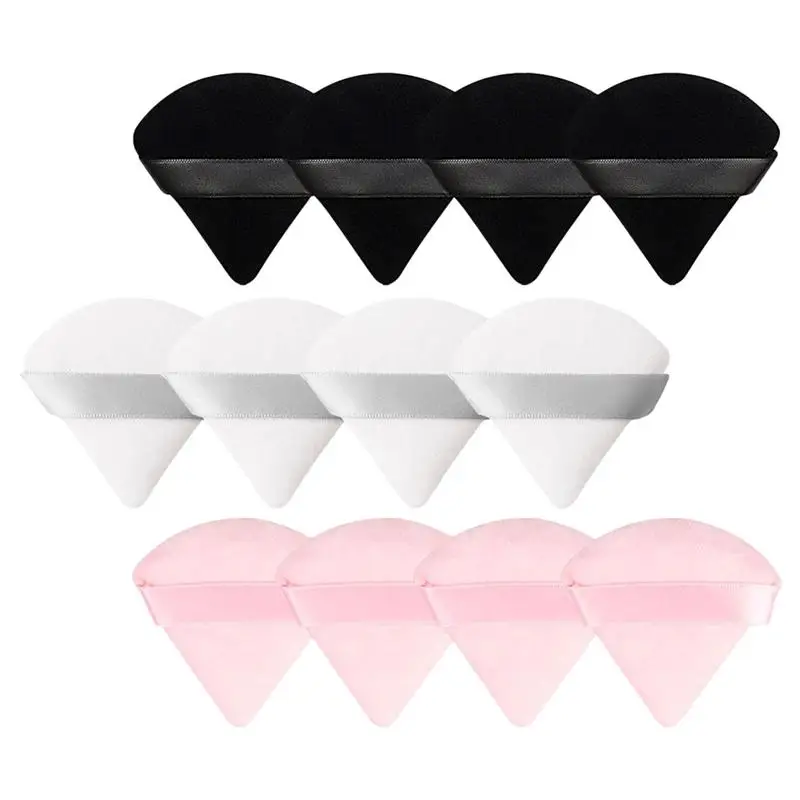 12 шт. треугольный аппликатор для нанесения пудры на лицо |