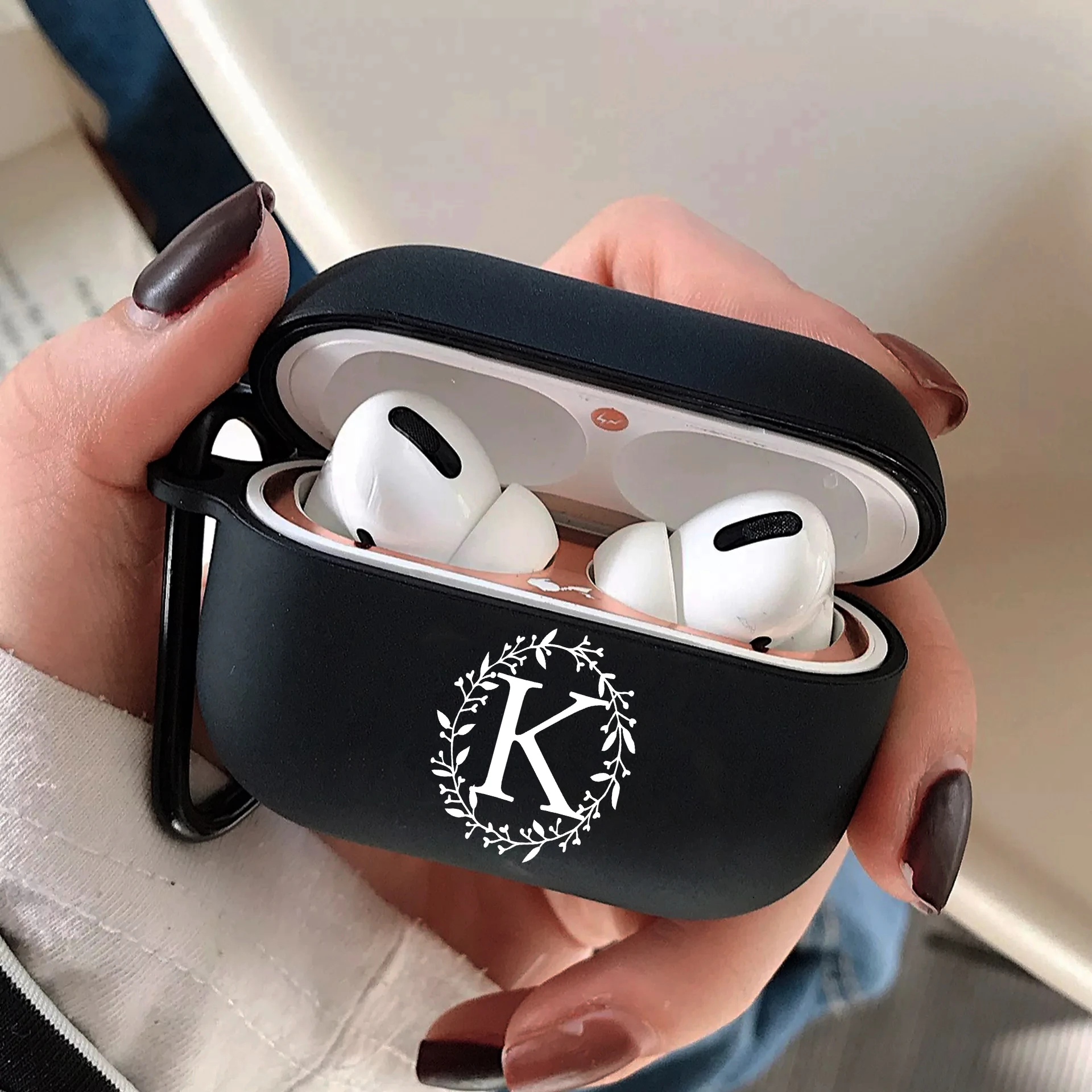 Чехол для наушников Airpods 1 2 3 Pro роскошная Bluetooth гарнитура с белыми листьями и