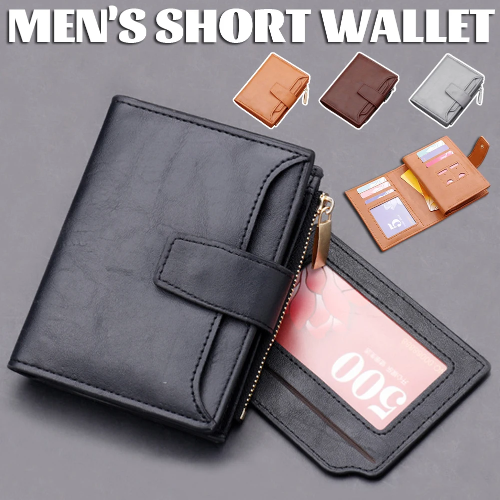

Men Women Money Clip Slim Fashion Multifunctional Leather Wallet Durable Wear-Resistant For Dating Casual Bifold Coin Purses