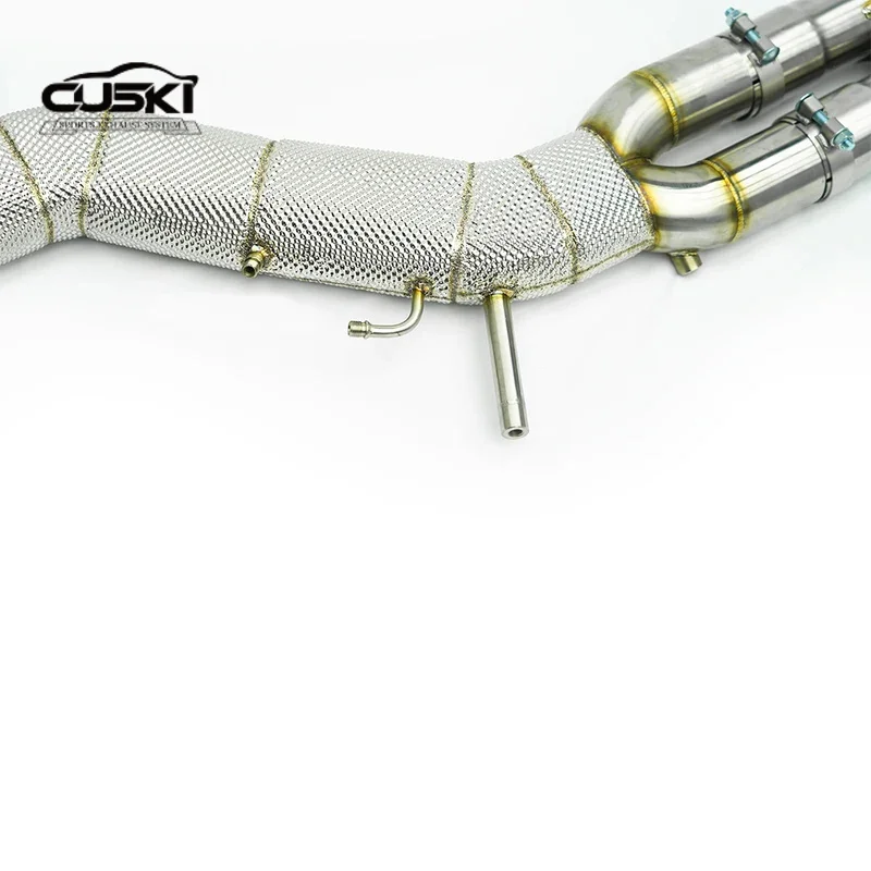 Высококачественные выхлопные трубы из нержавеющей стали для BMW M3/M4 G80/G8X G83 G82 3 0 T