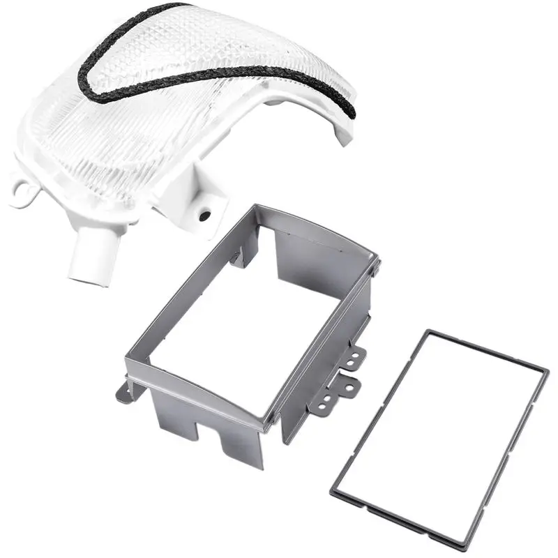 

Outer Rearview Side Mirror Turn Signal Indicator Light Repeater With Double Din Car Radio Fascia