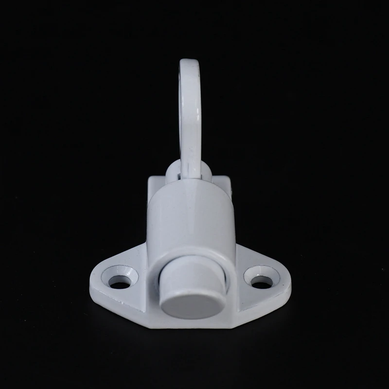 

2X автоматический замок для окон из алюминиевого сплава, пружинный защелкивающийся дверной болт, белый