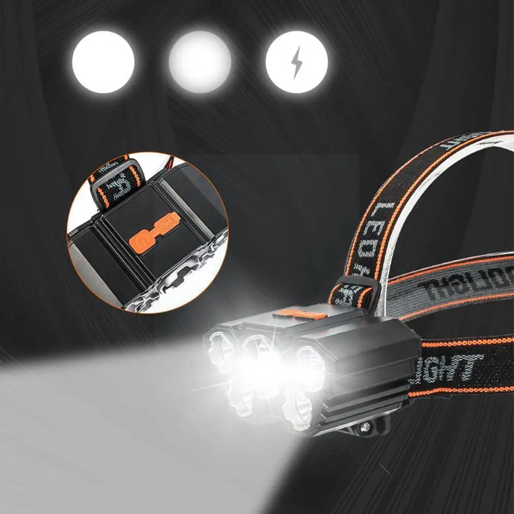 

Перезаряжаемая мощная светодиодная лампа G6n8, уличсветильник фонарь для кемпинга, 5 светодиодов