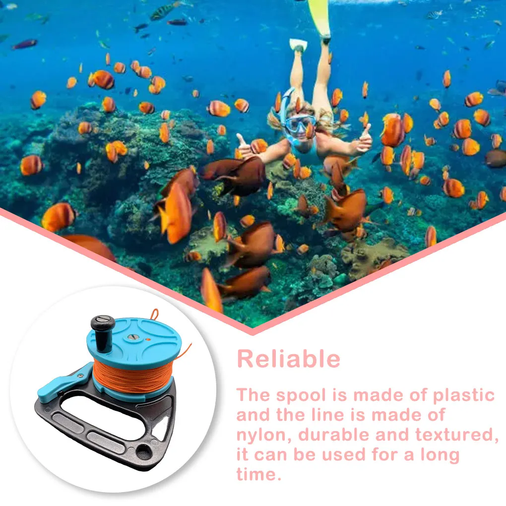 

Катушка для дайвинга подводная пещера 8 нитей оборудование для подводной съемки катушка