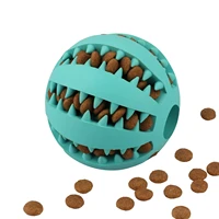 dog teething toys ball nontoxic durable iq puzzle chew for puppy teeth cleaning chewing playing treat dispensing