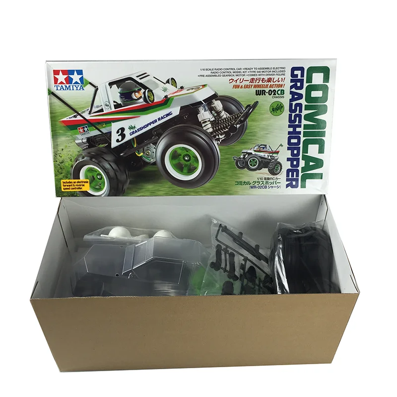 

US Stock 1/10 Comical Grasshopper Racing RC Rock Crawler Car KIT Motor ESC for TAMIYA 58662 Toucan Toys TH19086-SMT8