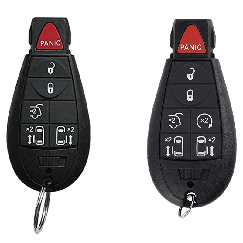 

Автомобильные пульты дистанционного управления кармашек для Chrysler Town Country 2008-2015 Dodge Grand Caravan 2008-2014, 6 кнопок и 7 кнопок, 2 шт.