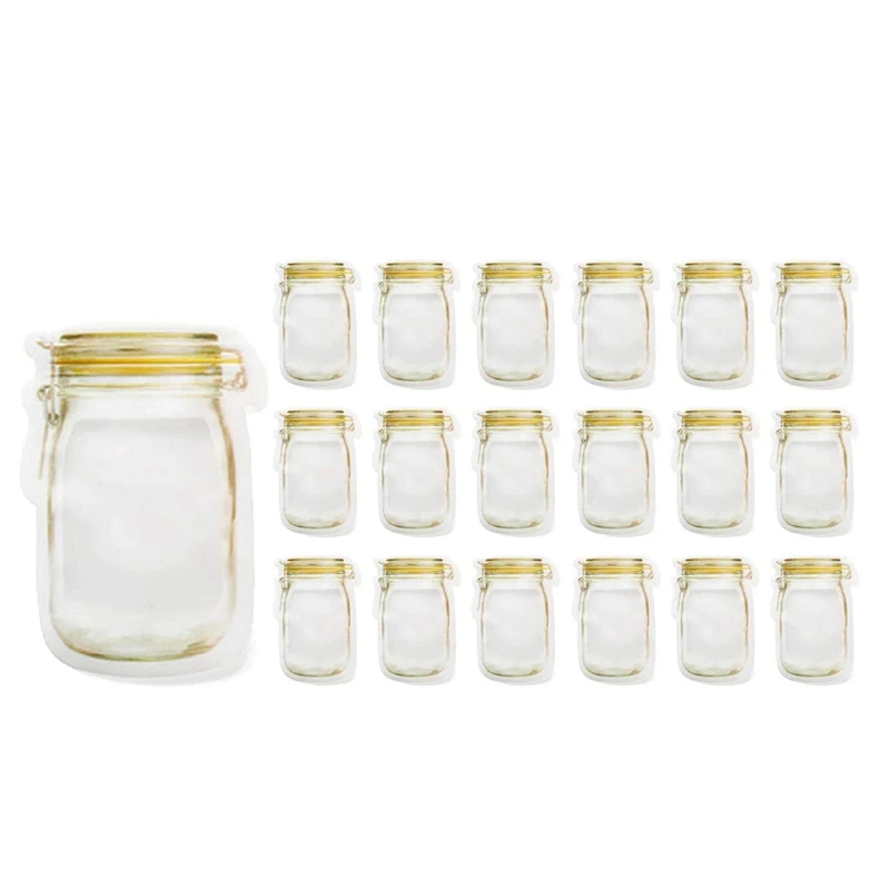 

200 шт., мешки для хранения еды, на молнии